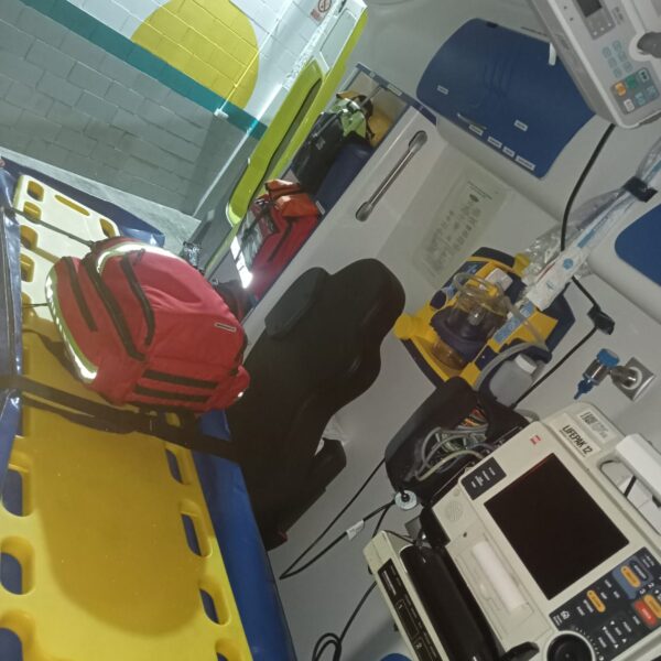 Interior de ambulancia